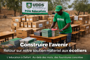 Construire l&rsquo;avenir : Retour sur notre soutien matériel aux écoliers