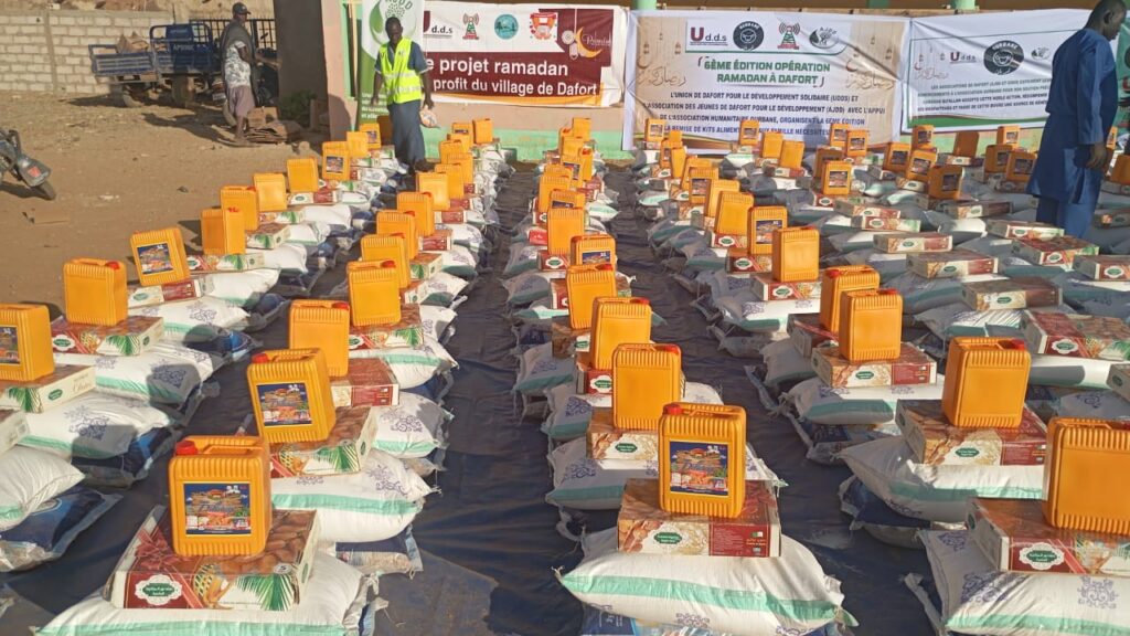 Distribution des kits alimentaires a Dafort - Ramadan 2026