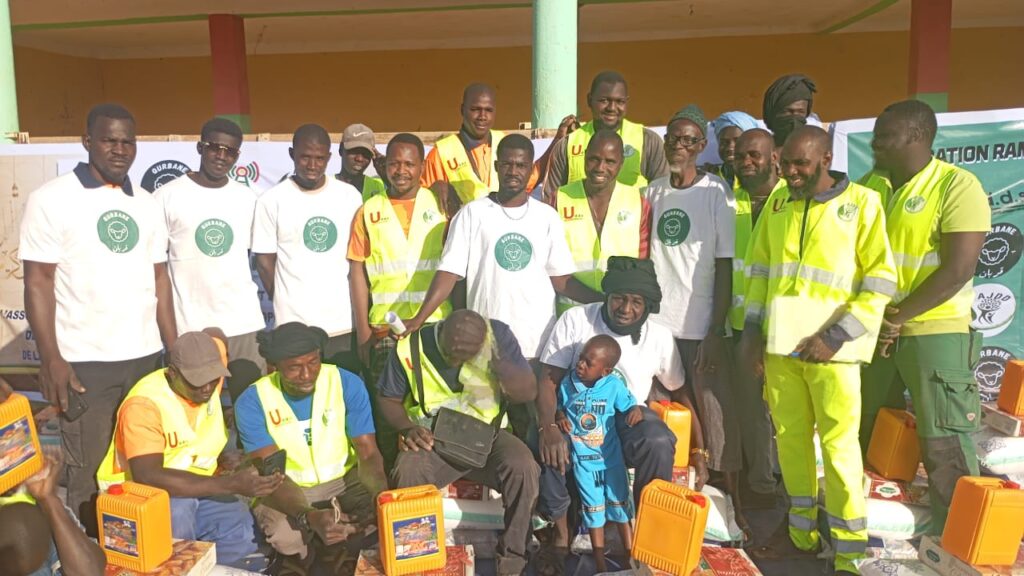 bénévoles pour la Distribution des kits alimentaires a Dafort - Ramadan 2026